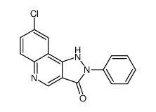 8-chloro-2-phenyl-1H-pyrazolo[4,3-c]quinolin-3-one Structure