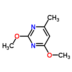 Pyrimidine,2,4-dimethoxy-6-methyl- Structure