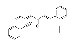 1,7-bis(2-ethynylphenyl)hepta-1,4,6-trien-3-one Structure