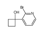 1-(2-bromopyridin-3-yl)cyclobutanol结构式