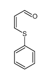 3-phenylsulfanylprop-2-enal结构式