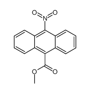 nitro-10 anthracenecarboxylate-9 de methyle Structure