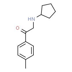 Ethanone, 2-(cyclopentylamino)-1-(4-methylphenyl)- (9CI) structure