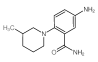 5-Amino-2-(3-methyl-piperidin-1-yl)-benzamide structure
