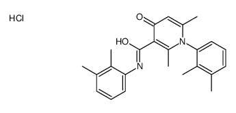 N,1-bis(2,3-dimethylphenyl)-2,6-dimethyl-4-oxopyridine-3-carboxamide,hydrochloride结构式