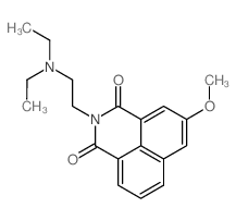 2-(2-(Diethylamino)ethyl)-5-methoxy-1H-benzo[de]isoquinoline-1,3(2H)-dione Structure