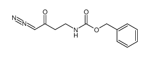 Diazo-(N-benzyloxycarbonyl-β-alanyl)methane结构式