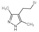 4-(2-Bromoethyl)-3,5-dimethyl-1H-pyrazole Structure