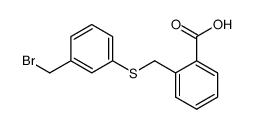 3-(2-carboxybenzylthio)benzyl bromide Structure