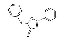 5-phenyl-2-phenyliminofuran-3-one Structure