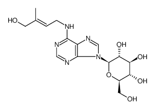 2-Buten-1,1-d2-1-ol, 4-[(9-β-D-glucopyranosyl-9H-purin-6-yl)amino]-2-(methyl-d3)-, (E) Structure