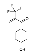 1-(4-hydroxycyclohexyl)-2-(trifluoromethyl)prop-2-en-1-one结构式