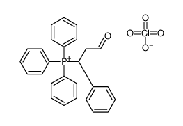 (3-oxo-1-phenylpropyl)-triphenylphosphanium,perchlorate Structure