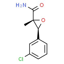 (2R,3S)-3-(3-CHLOROPHENYL)-2-METHYLOXIRANE-2-CARBOXAMIDE Structure