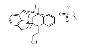 1-ethyl-2-[1,2,3,4-tetrahydro-1-(2-hydroxyethyl)-2,2,4-trimethyl-6-quinolyl]benz[cd]indolium methyl sulphate picture