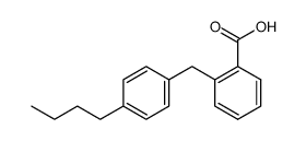 2-(4-butyl-benzyl)-benzoic acid结构式
