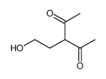 3-(2-hydroxy-ethyl)-pentane-2,4-dione结构式