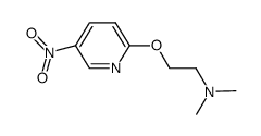 N,N-dimethyl-2-[(5-nitro-2-pyridinyl)oxy]ethanamine Structure