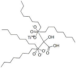 Titanium bis-(dioctylphosphato)-oxyacetate结构式