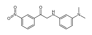 Ethanone, 2-[[3-(dimethylamino)phenyl]amino]-1-(3-nitrophenyl) Structure