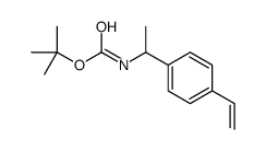 tert-butyl N-[1-(4-ethenylphenyl)ethyl]carbamate结构式