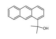 2-(1-anthracenyl)-2-propanol Structure