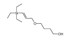 4-(3-triethylsilylprop-2-enoxy)butan-1-ol结构式