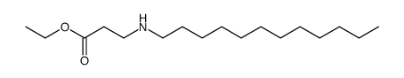 ethyl 3-(dodecylamino)propanoate结构式