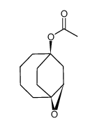 (1S,6R,8R)-9-oxatricyclo[4.3.2.01,8]undecan-6-yl acetate结构式