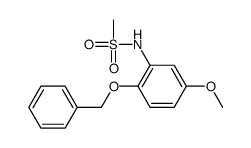N-(5-methoxy-2-phenylmethoxyphenyl)methanesulfonamide Structure