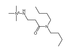 [[3-(dibutylamino)-3-oxopropyl]amino]-trimethylazanium Structure