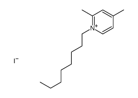 2,4-dimethyl-1-octylpyridin-1-ium,iodide Structure