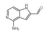 4-氨基-1H-吡咯并[3,2-C]吡啶-2-甲醛结构式