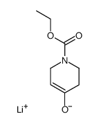 Lithium; 1-ethoxycarbonyl-1,2,3,6-tetrahydro-pyridin-4-olate Structure