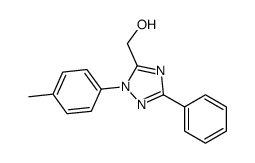 [2-(4-methylphenyl)-5-phenyl-1,2,4-triazol-3-yl]methanol结构式