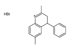 2,6-dimethyl-4-phenyl-3,4-dihydroquinoline,hydrobromide Structure