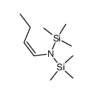 (Z)-1,1,1-trimethyl-N-1-butenyl-N-(trimethylsilyl)silanamine Structure