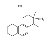 1,2,3,4,5,6,7,8-Octahydro-1,2-dimethyl-2-phenanthrylamin-hydrochloride Structure