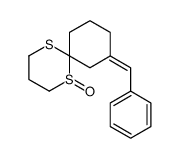 10-benzylidene-1,5λ4-dithiaspiro[5.5]undecane 5-oxide Structure