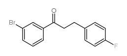 3'-BROMO-3-(4-FLUOROPHENYL)PROPIOPHENONE Structure