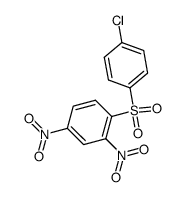 (4-chloro-phenyl)-(2,4-dinitro-phenyl)-sulfone Structure
