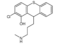 2-chloro-9-[3-(methylamino)propyl]-9H-thioxanthen-1-ol Structure