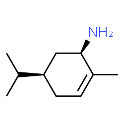 2-Cyclohexen-1-amine,2-methyl-5-(1-methylethyl)-,(1R-cis)-(9CI) Structure