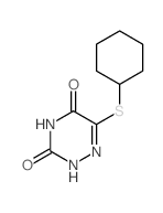 6-cyclohexylsulfanyl-2H-1,2,4-triazine-3,5-dione picture