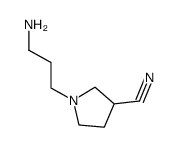 1-(3-aminopropyl)pyrrolidine-3-carbonitrile Structure