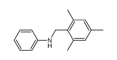 N-(2,4,6-Trimethylbenzyl)aniline Structure