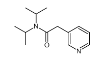 N,N-di(propan-2-yl)-2-pyridin-3-ylacetamide结构式