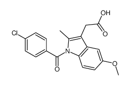 2-[1-(4-chlorobenzoyl)-5-methoxy-2-methylindol-3-yl]acetic acid结构式