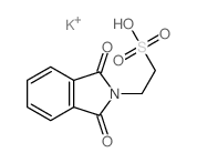 2-(1,3-dioxoisoindol-2-yl)ethanesulfonic acid Structure