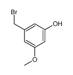 3-(Bromomethyl)-5-methoxyphenol结构式